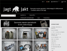 Tablet Screenshot of jagt-jakt.dk